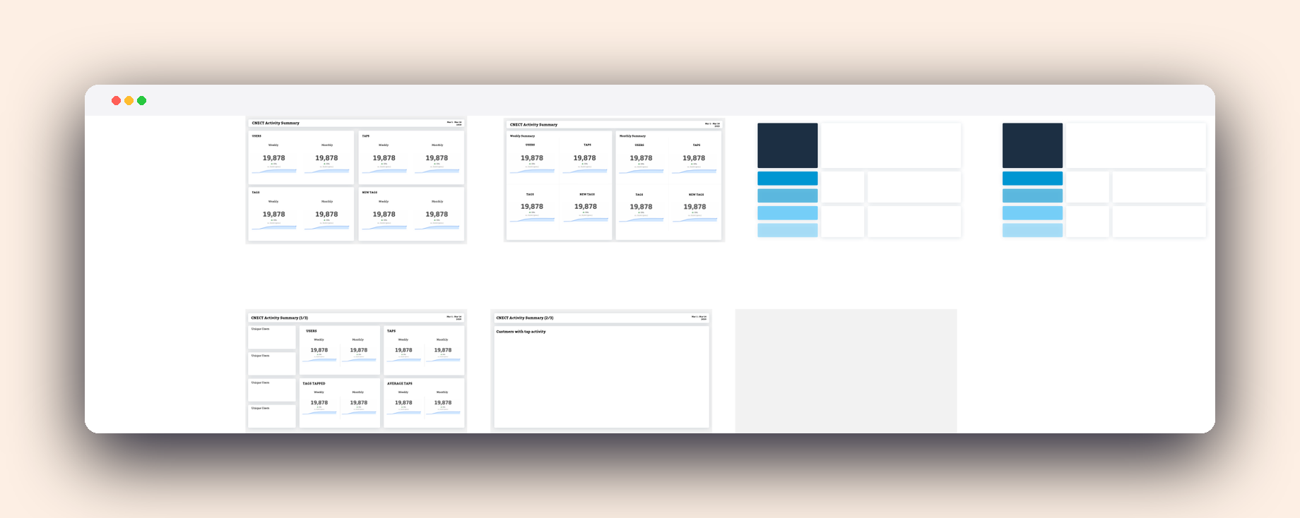 Thin Film Electronics reporting UI